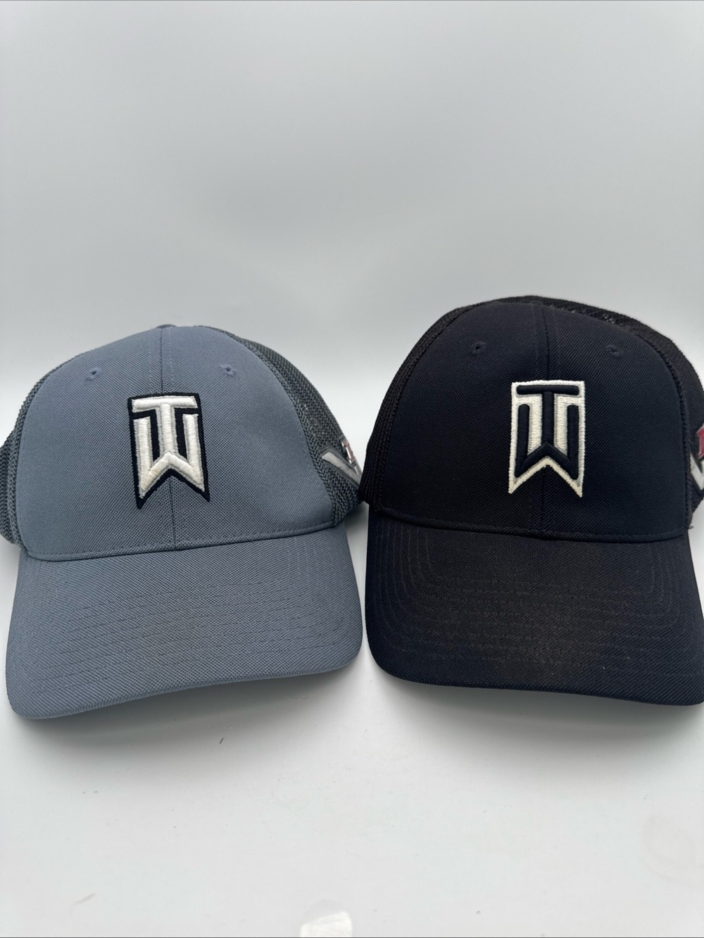 2 Nike Tiger Woods Collection Fitted Hat Cap Flexfit 20XI Fits L/XL